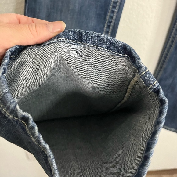 Miss Me Rhinestone embellished pockets boot cut jeans Western Rodeo Casual - Picture 5 of 7